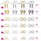 3200 Pieces Jewelry Necklace Repair Kit with Jump Rings, Clasps and Earring Hooks for Jewelry Making Supplies, Earring Making Findings and Necklace Bracelets Repair